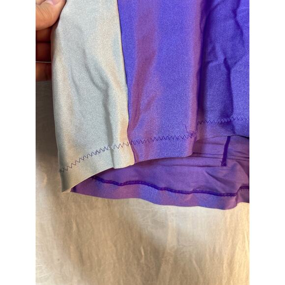 Descante Cycling Jersey Japan Blue Gray Purple Back Pockets - Picture 2 of 9